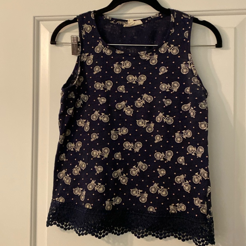 Maison Jules Bike Print Tank Top
